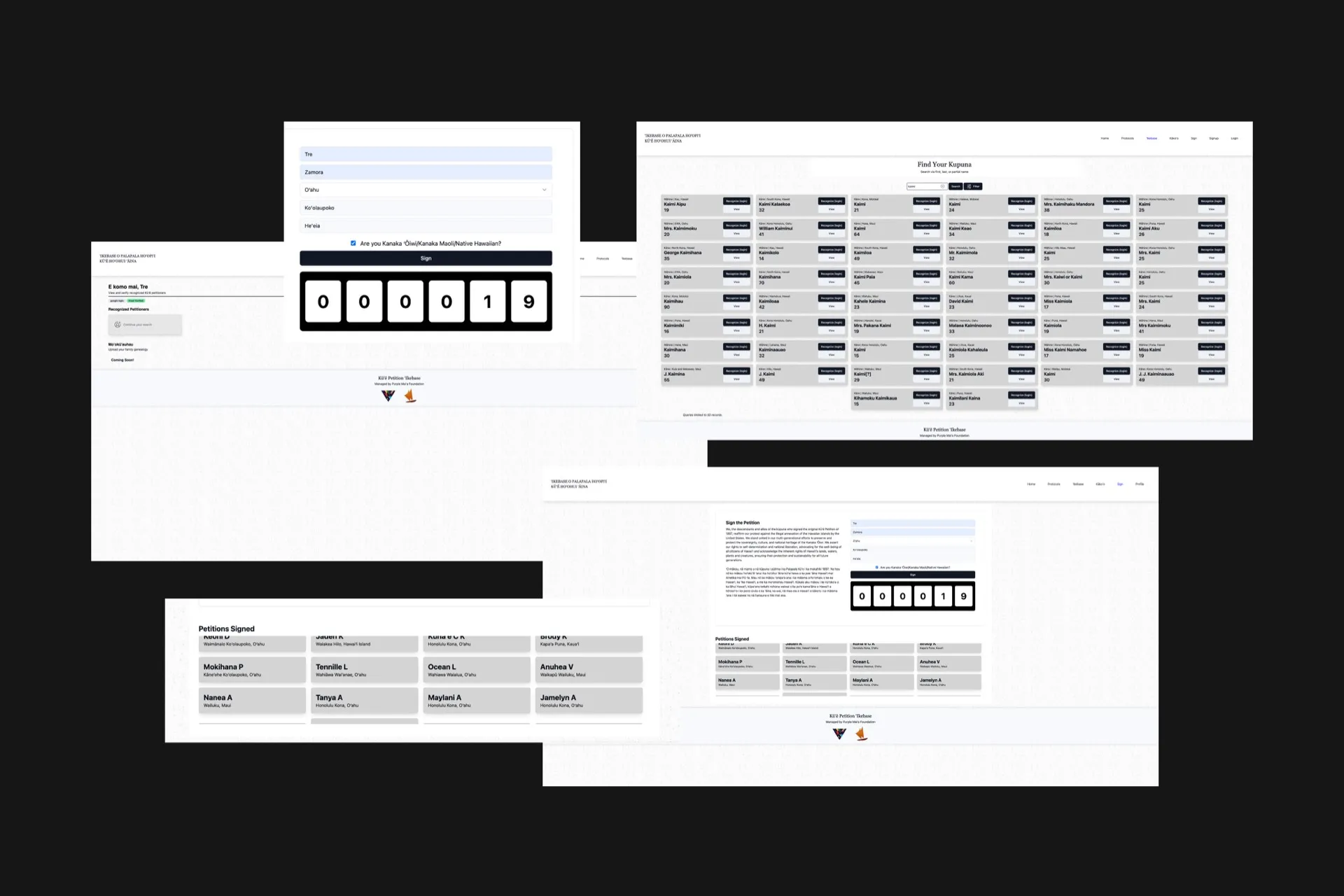Legacy Database: Kū‘ē Petition ‘Ikebase — Final Design & Outcomes